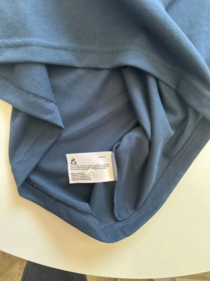 Polo bleu marine Le Coq Sportif – Taille S – Neuf avec étiquettes - photo numéro 5