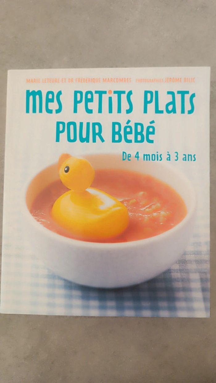 Mes petits plats pour bébe