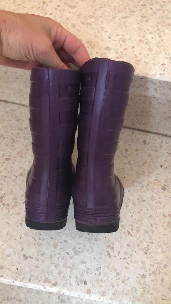 Bottes de pluie ou de jardinage fille 27/28 - photo numéro 4