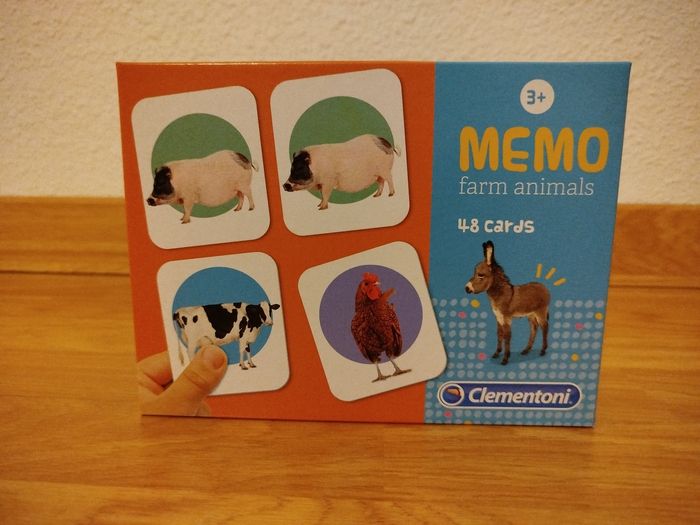 Mémo 48 pièces animaux de la ferme