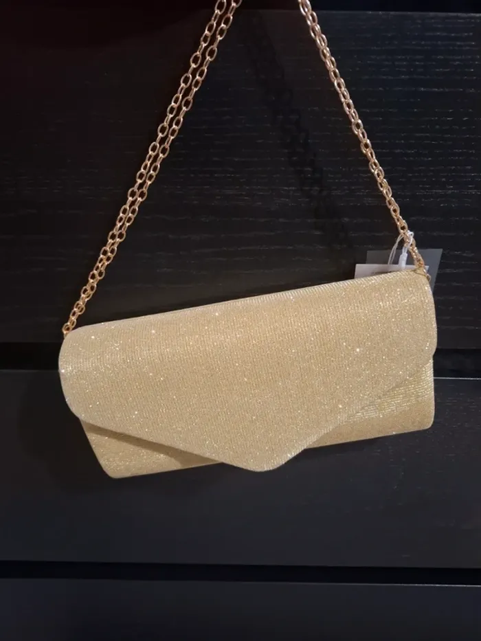 Pochette sac à main doré Neuf - photo numéro 2