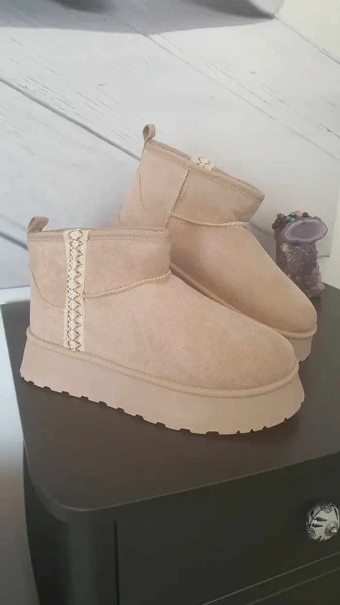 Bottines fourrées