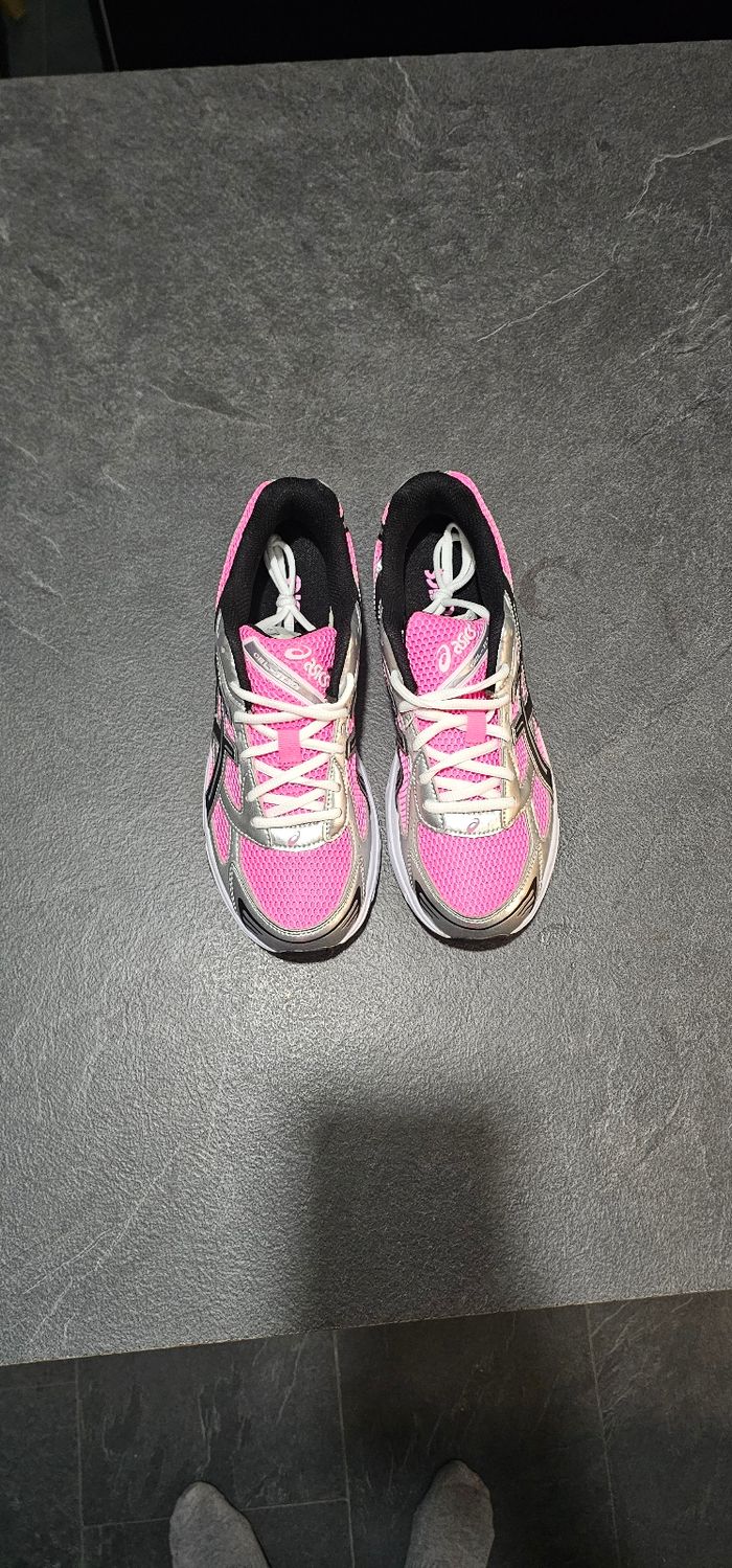 Asics 1130 rose et métallique - photo numéro 6