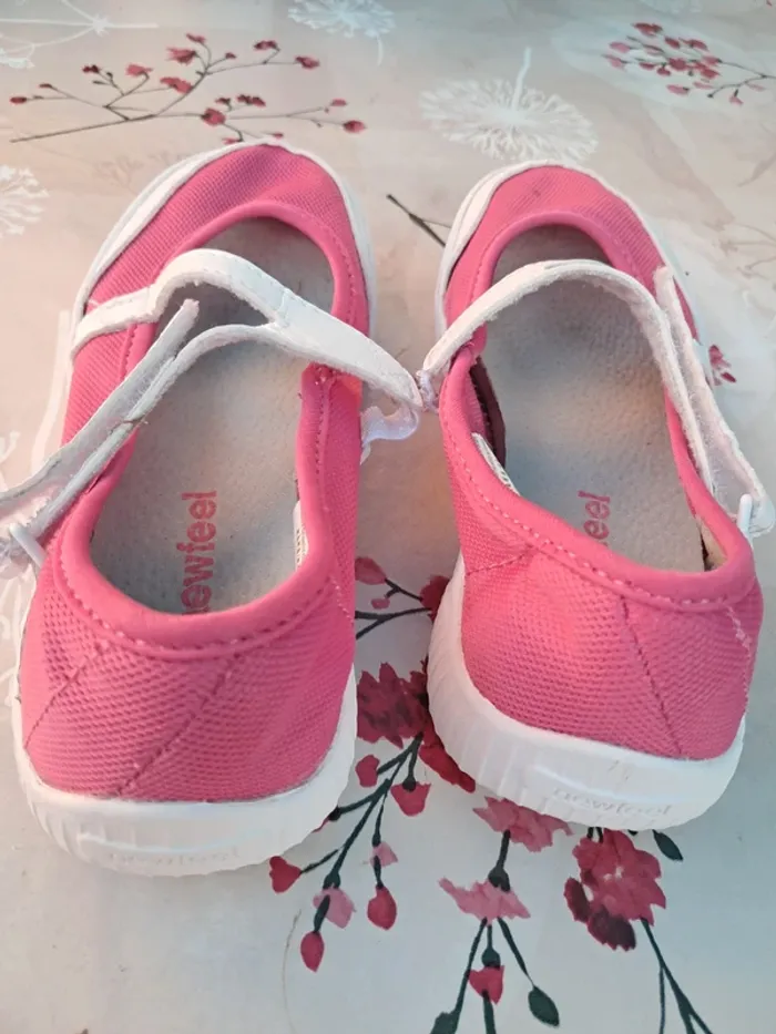 Jolies, confortables et pratiques sandales à scratch roses - T32 - Newfeel Oxylane - photo numéro 5