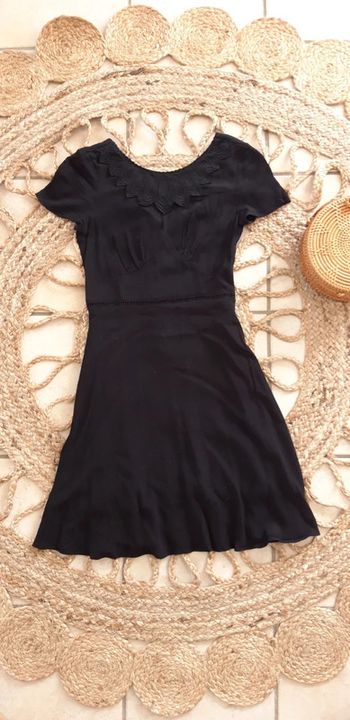 Robe noire manches courtes Naf Naf