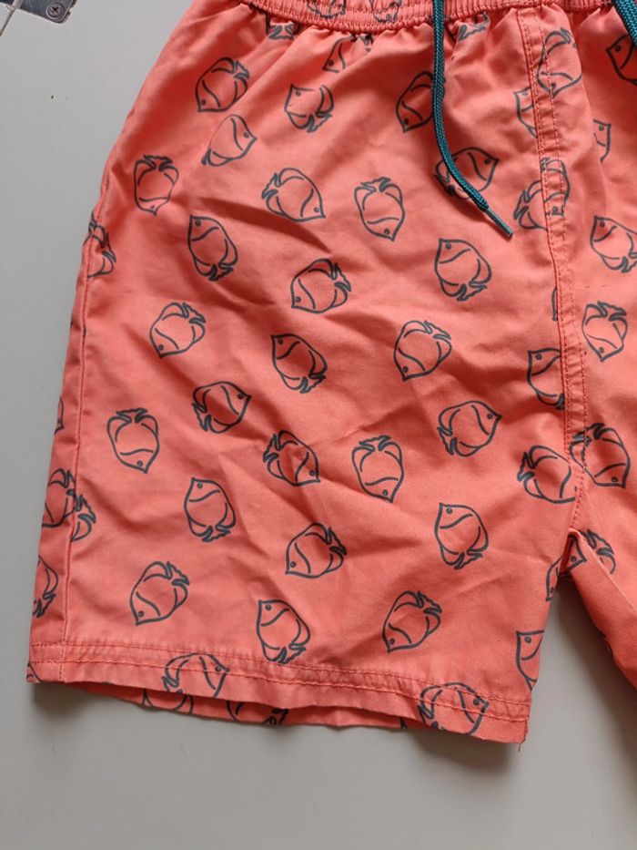 Short de bain orange poisson 8 ans - photo numéro 2