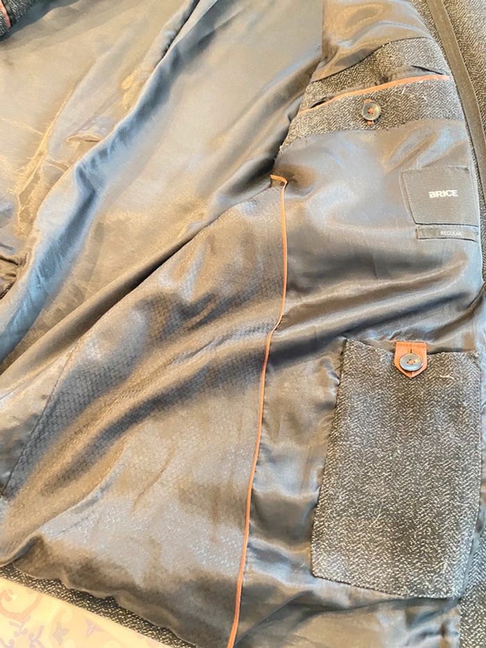Veste noir chiné - photo numéro 6