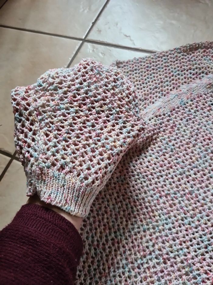 Pull ajouré taille xl gémo 42 - photo numéro 2