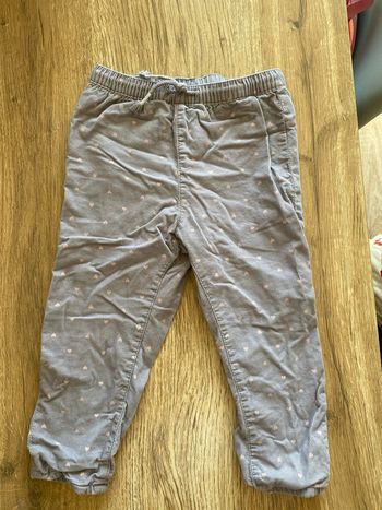 Pantalon velours taille 18/24 mois