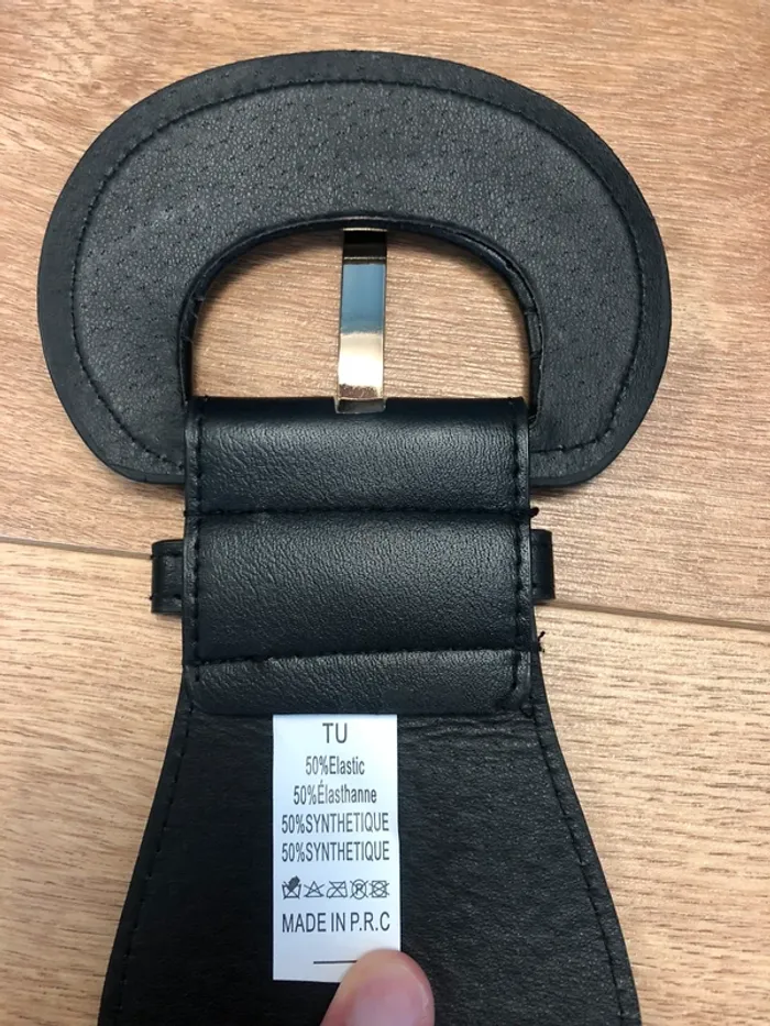 Ceinture noire élastique - photo numéro 4