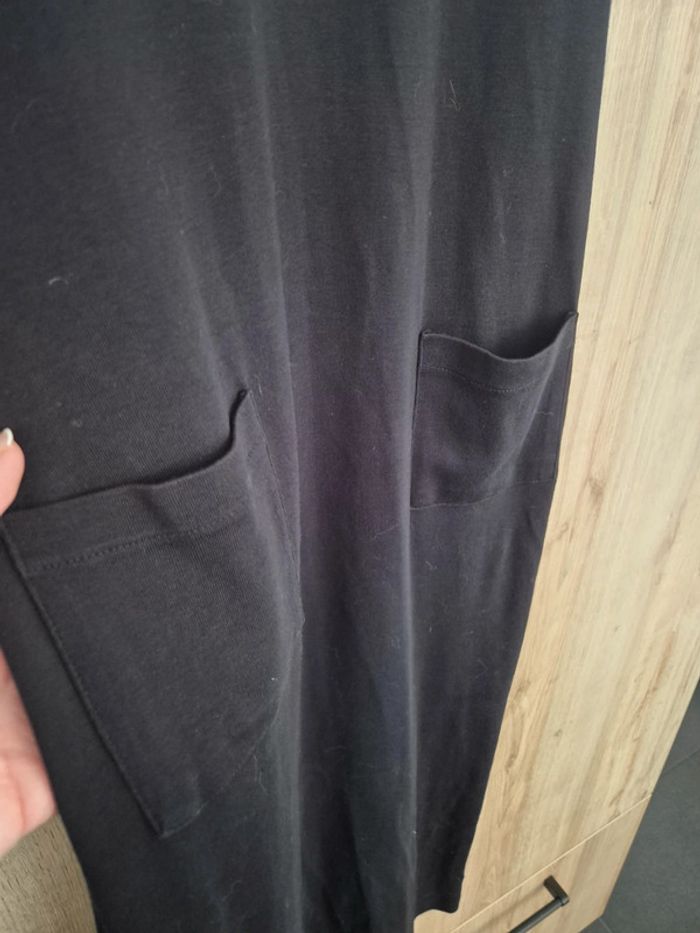 Robe longue blanche/ noir - photo numéro 2