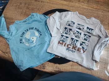 Lot 2 tee shirt Mickey