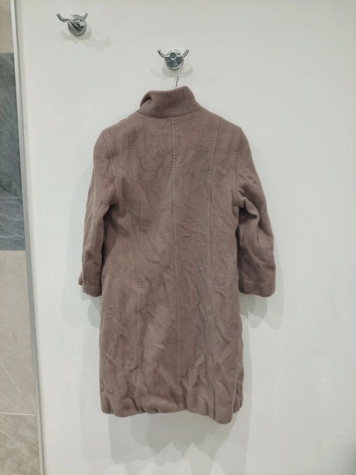 Manteau long femme beige un jour ailleurs t38 - photo numéro 2
