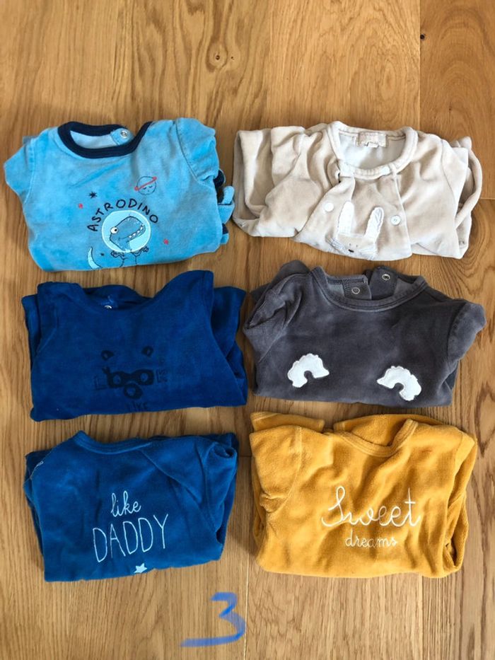 Lot 6 pyjamas 3 mois