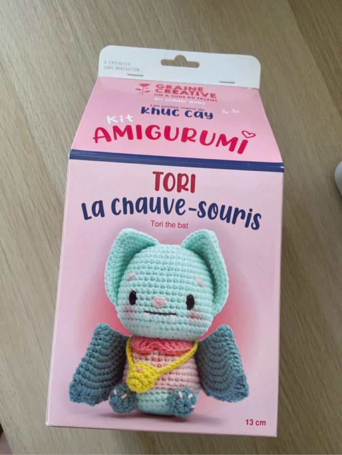 Kit Amigurumi - Tori la chauve-souris