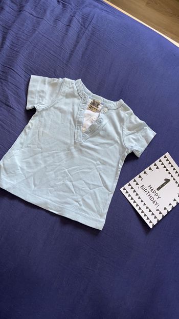 Tee shirt manche courte 12 mois 74cm