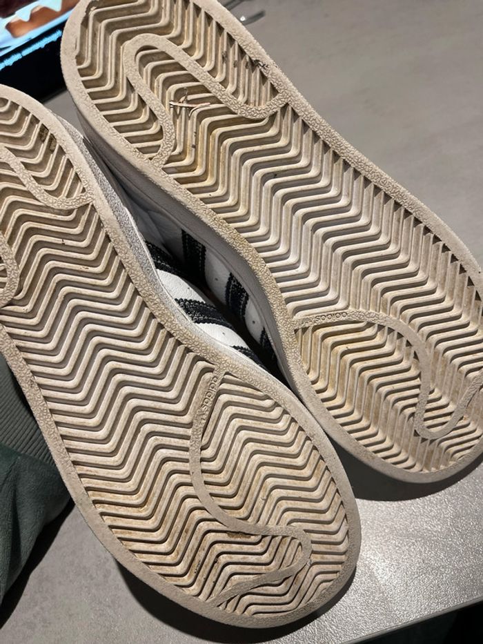 Baskets adidas superstar blanc gris 36 2/3 - photo numéro 3