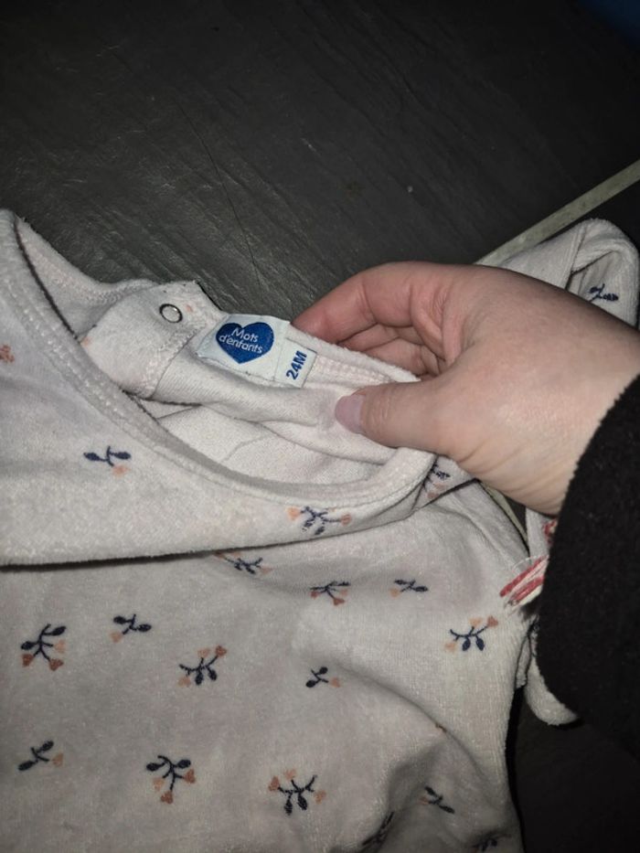 Pyjama rose 24 mois - photo numéro 3