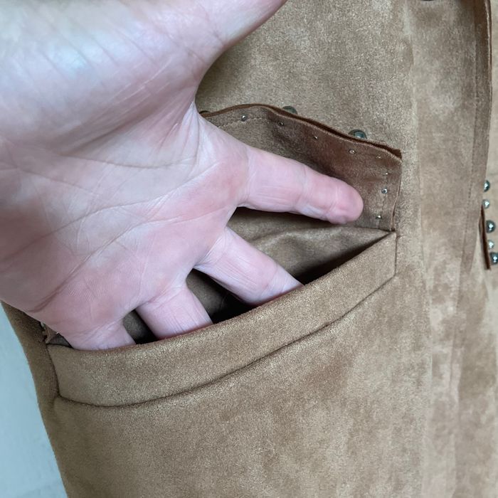 Veste suédine camel - photo numéro 6