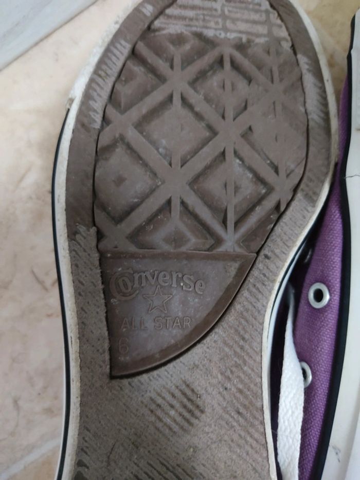 Converses violet - photo numéro 8