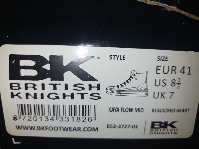 Baskets montantes British Knights pointure 41 - photo numéro 5