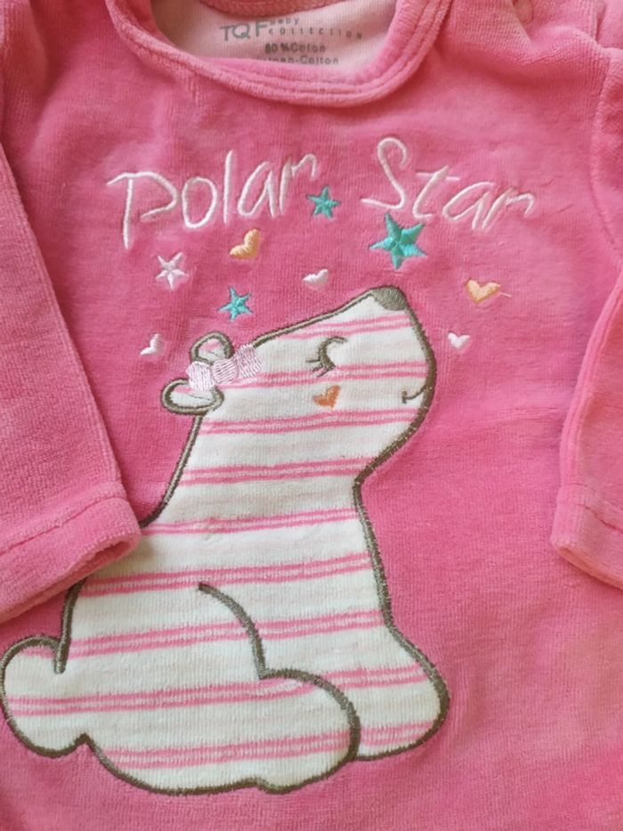 Pyjama en velours Taille 3 mois - photo numéro 2