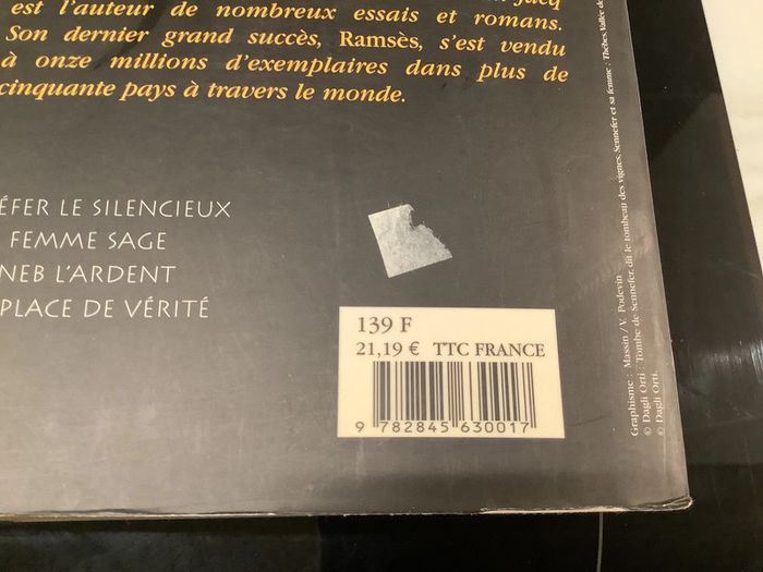 Christian Jacq La Pierre De Lumière, Tome 1 - photo numéro 3