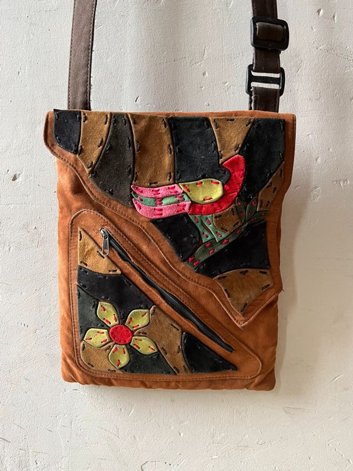 Sac à main pochette bandoulière en velours - photo numéro 13
