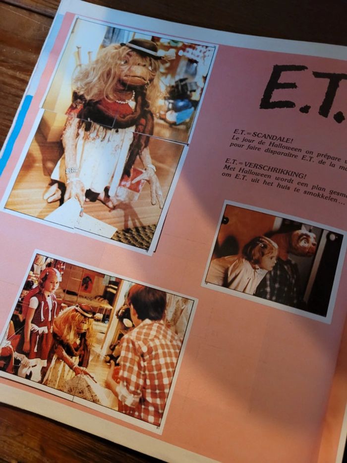 RARE Album Panini complet ET E.T. L'extraterrestre stickers autocollants - photo numéro 8