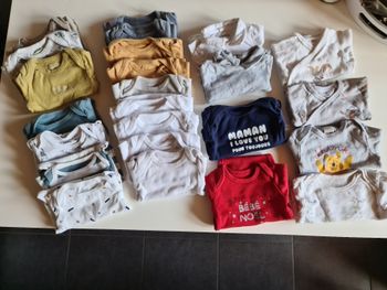 Lot de bodies manches longues 3 mois