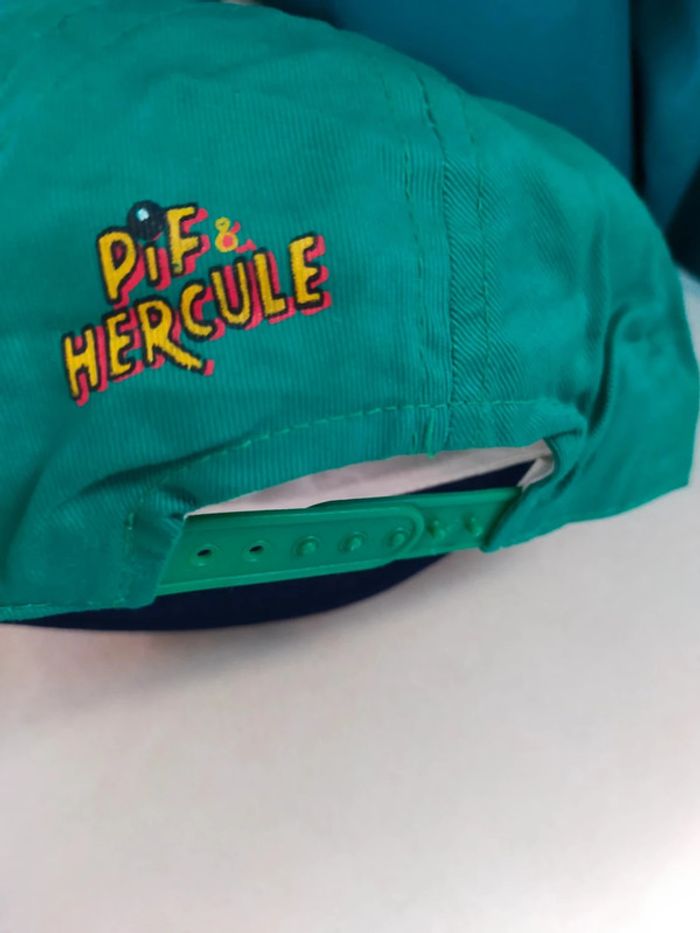 Casquette verte vintage – Pif & Hercule – Taille 49 cm - photo numéro 3