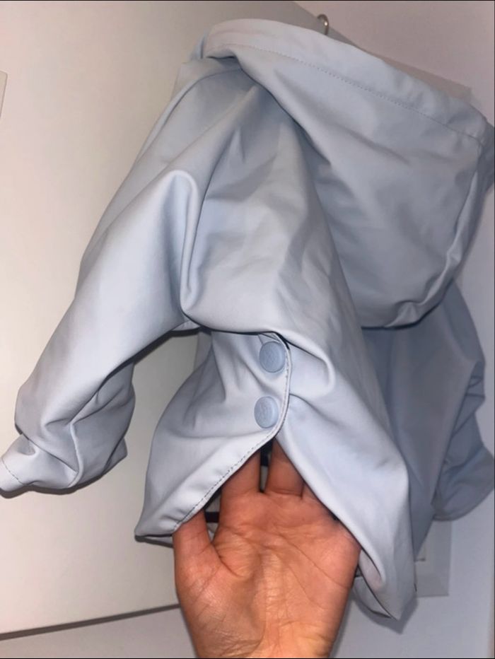 Parka style cape  bleu et marinière - Sable et Mer - photo numéro 5