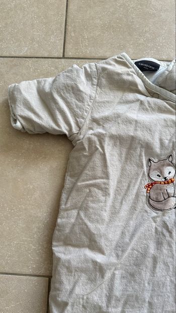 🍃 Gigoteuse beige bébé – Carré Blanc – Dès 3 mois – tres Bon état