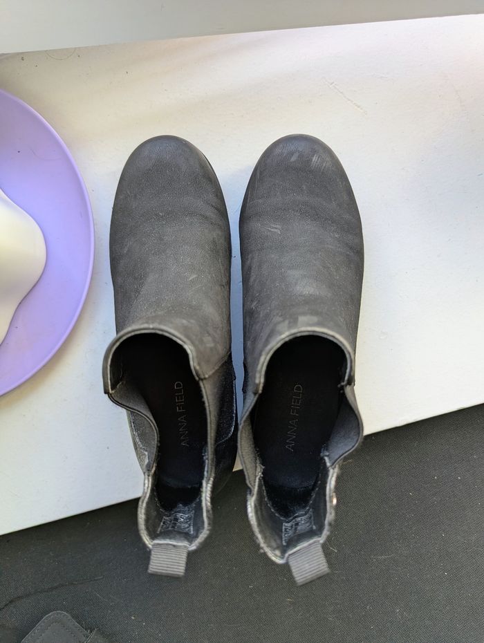 Bottines noir et argenté anna field taille 36 - photo numéro 7