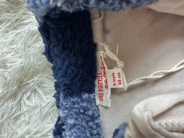 Veste bleu à carreaux du pareil au même taille 6 mois - photo numéro 4
