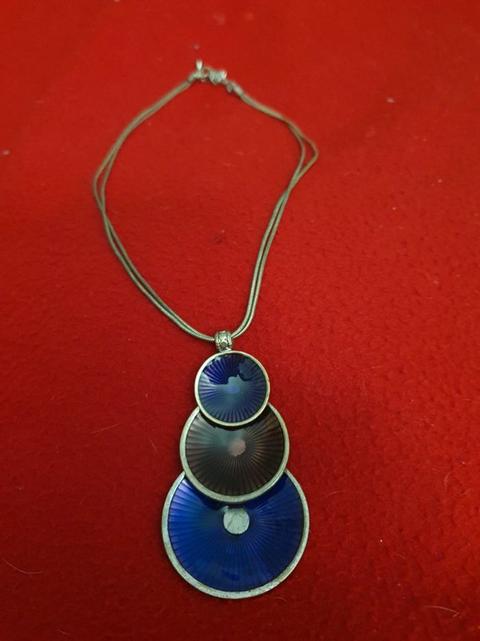 Collier Ras du cou mauve - photo numéro 3