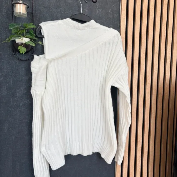 Pull blanc taille M neuf - photo numéro 2