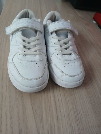 Baskets blanches Champion 34  garçon