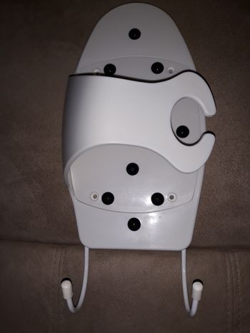 Faby27800 Support mural pour fer et planche à repasser Couleur blanc