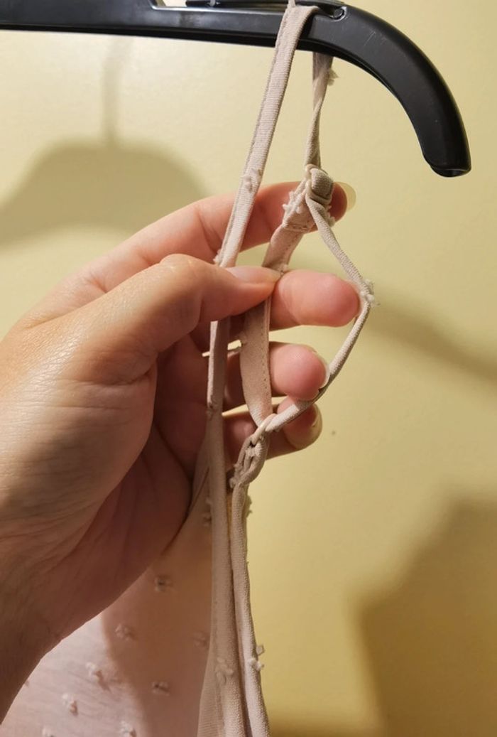 Débardeur beige/crème à point L shein - photo numéro 6