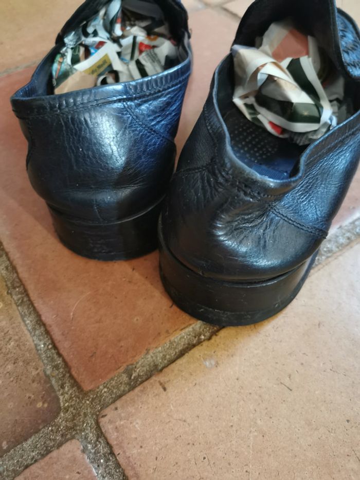 Chaussures mocassins tressés noirs pour homme Ted Lapidus - photo numéro 3