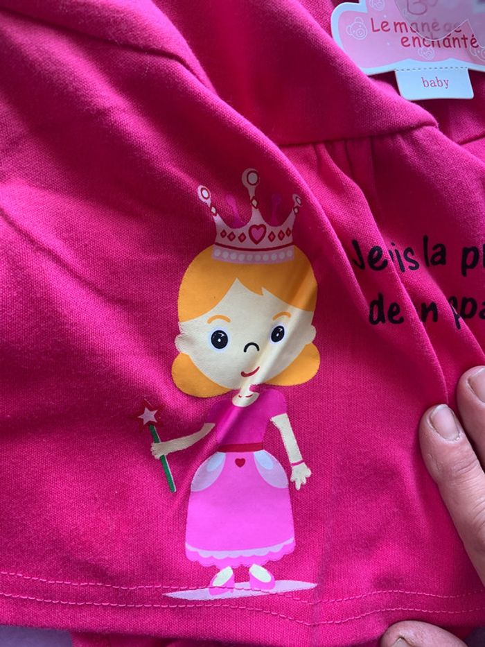 Bodie jupette fille, coton, cadeau, naissance - photo numéro 4