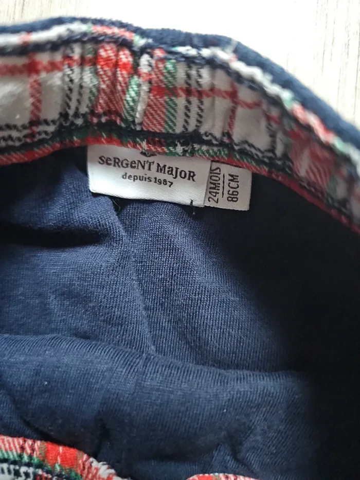 Ensemble pull/chemise/pantalon Noël - Sergent major - 24 mois/86 cm - photo numéro 9