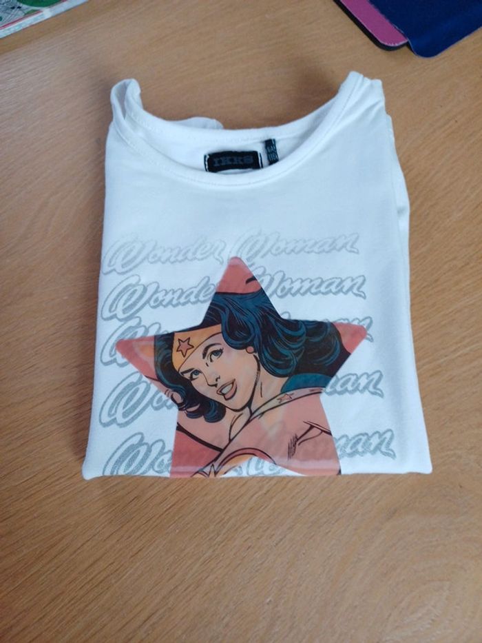 T-shirt IKKS 6 ans Wonder Woman - photo numéro 4