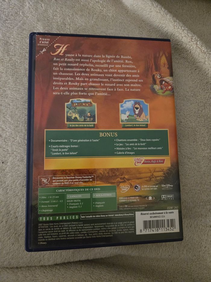 DVD Rox et Rouky - photo numéro 2