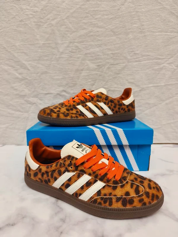 Adidas Samba Preloved Léopard Rouge 42