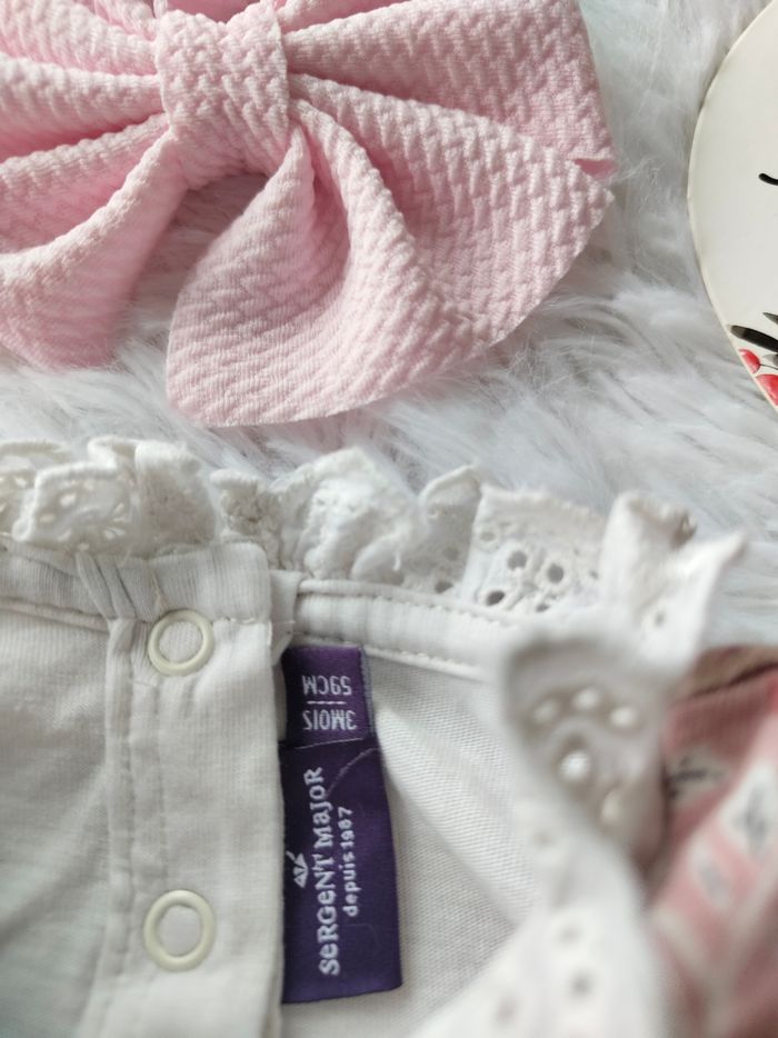 Ensemble complet 4 pièces sergent major fille 3 mois 🎀 - photo numéro 7