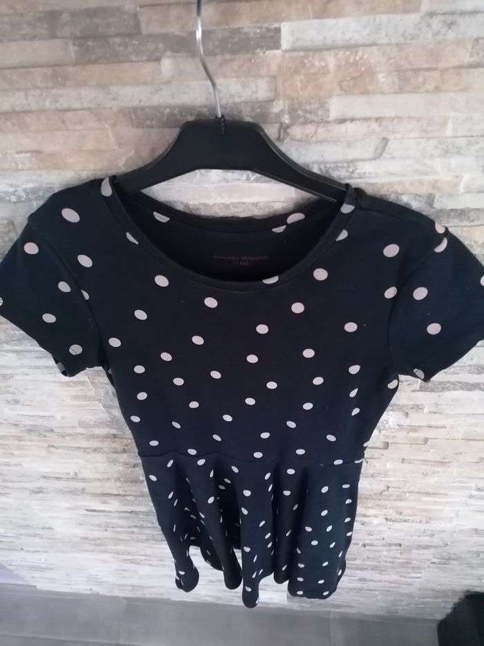 Robe à pois fille taille 14ans monoprix - photo numéro 8