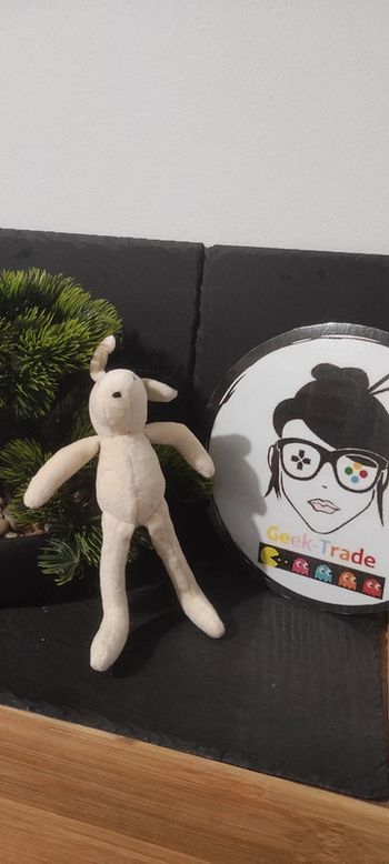 petite peluche chien moulin roty noir blanc beige lapin Julius Grande Famille