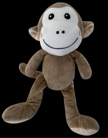 ❤️  Doudou peluche Singe Arthur et Lola Marron